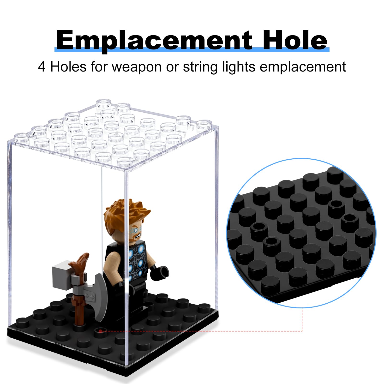 Acrylic Building Block Display - Lego Minifigure Holder 评论和价格