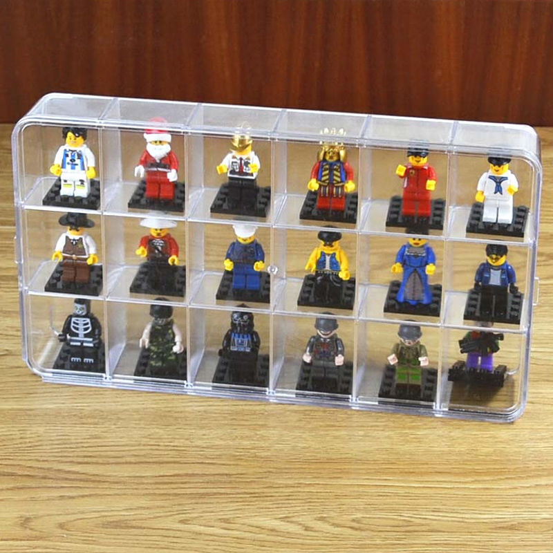 18 Grid Acrylic Display Box Fo - Lego Minifigure Holder 评论和价格